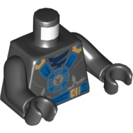 Lego tělo, černá (6117082)